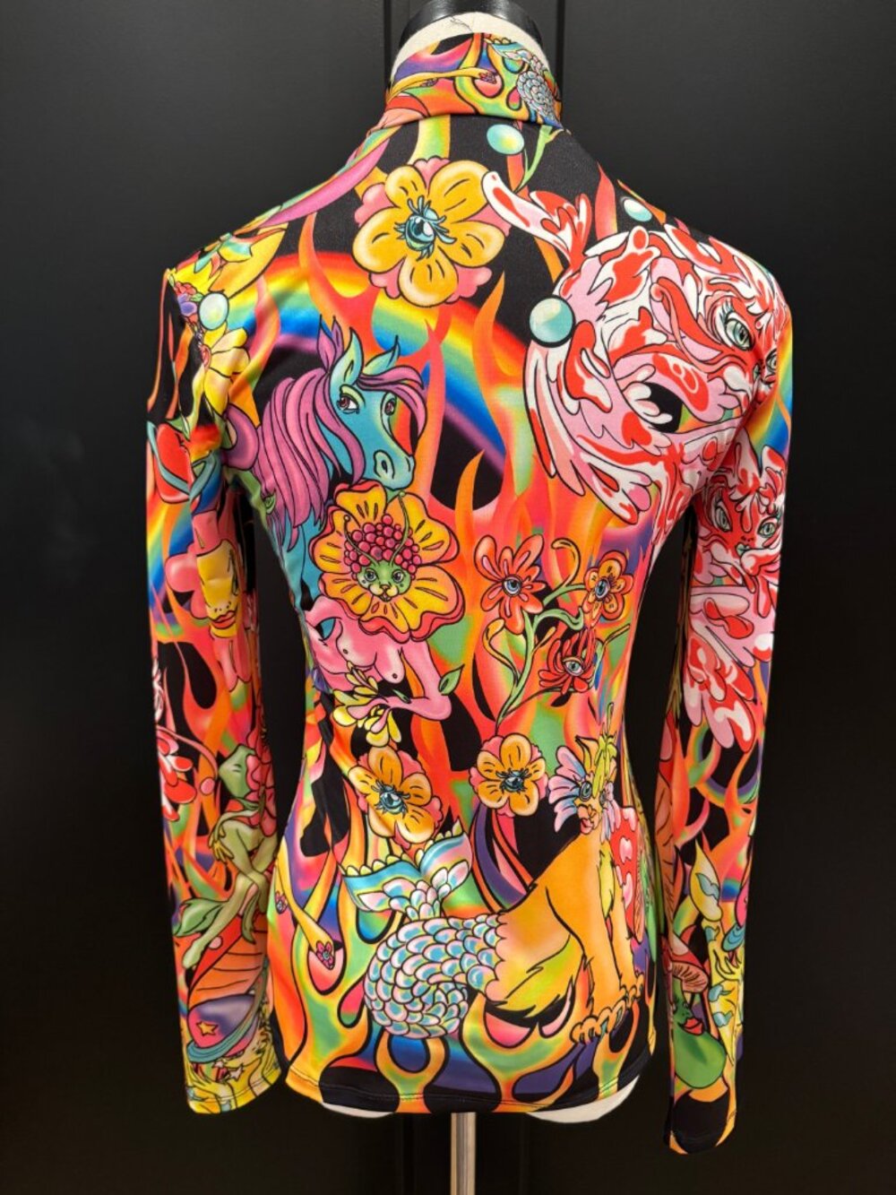 Desigual Collab with Maria Escote Long Sleeve Slim T-shirt - Rare! New - Picture 2 of 15
